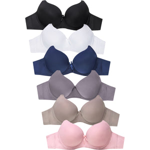 
            
                Load image into Gallery viewer, SOFRA LADIES FULL CUP PLAIN BRA (BR4180P)
            
        