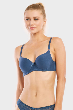 SOFRA LADIES PLAIN COTTON BRA (BR4208P1)