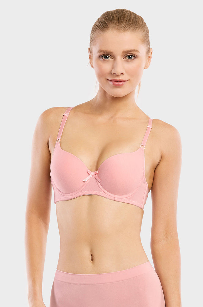 SOFRA LADIES PLAIN COTTON BRA (BR4208P1)