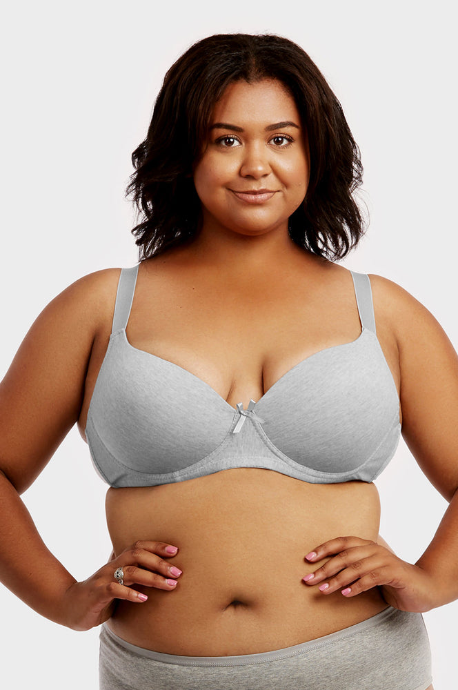 
            
                Load image into Gallery viewer, SOFRA LADIES COTTON PLAIN DD CUP BRA (BR4208PDD1)
            
        