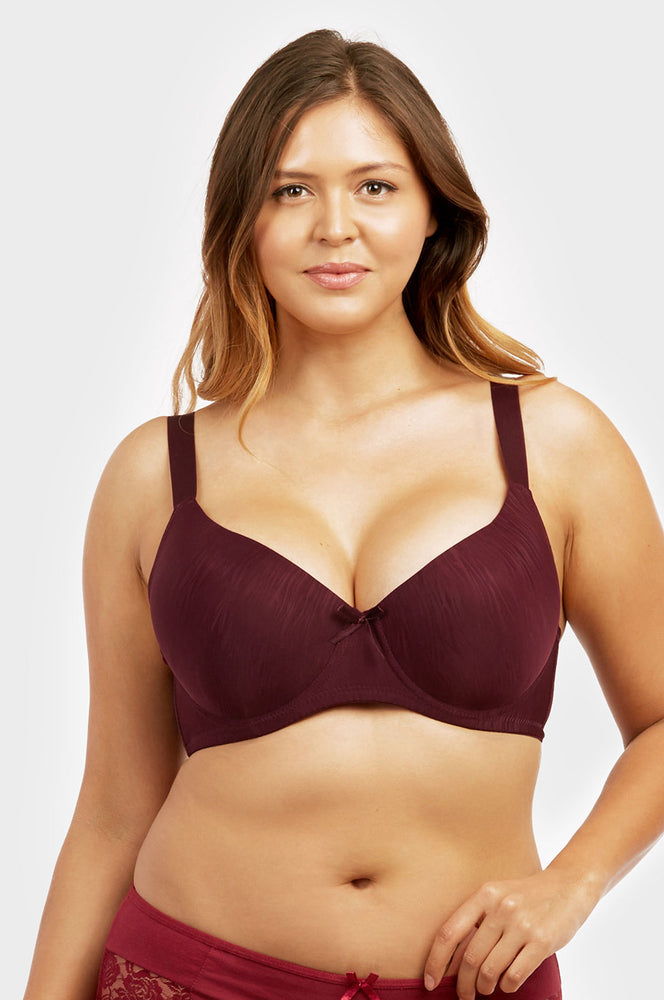 Sofra IN-BR4365P-34C Womens BR4365P Solid Bra Intimate Set, Assorted  Color - Size 34C, Pack of 6 