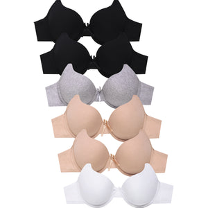 SOFRA LADIES FULL CUP PLAIN COTTON BRA (BR4260P2A)