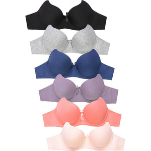 SOFRA LADIES FULL CUP COTTON PLAIN BRA (BR4328PA)