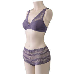 
            
                Load image into Gallery viewer, SOFRA LADIES LACE BRALETTE (BR8085BL)
            
        