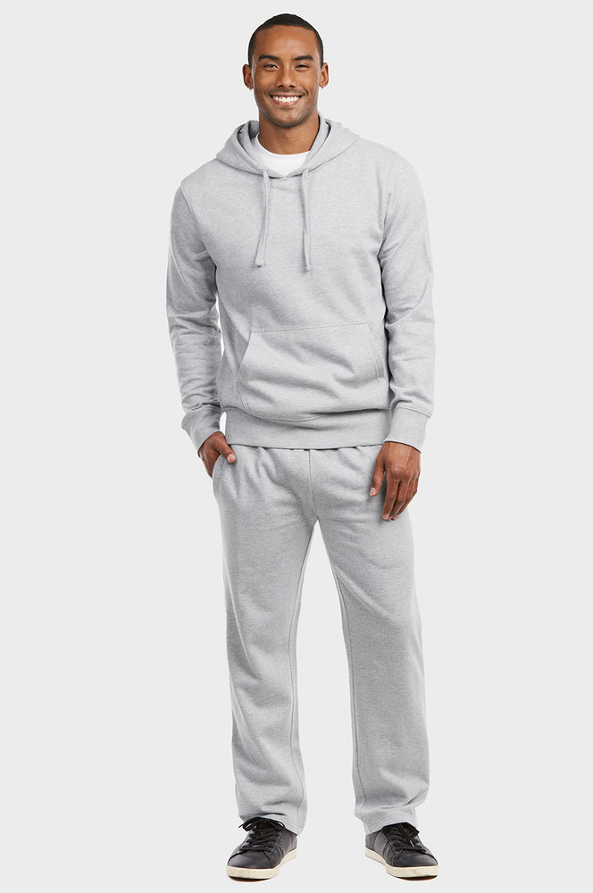 
            
                Load image into Gallery viewer, ET TU MEN&amp;#39;S LIGHTWEIGHT FLEECE PULLOVER HOODIE (HD1020E_H.GRY)
            
        