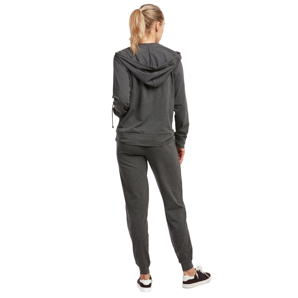 
            
                Load image into Gallery viewer, LADIES SINGLE JERSEY COTTON JOGGER PANTS WITH POCKETS (SJC7000_CHC/GR)
            
        