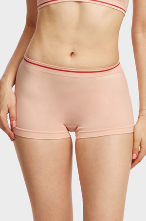 SOFRA LADIES SEAMLESS BOYSHORT PANTY (LP0239SB)