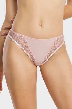 Los Angeles Apparel - Cotton Spandex Thong Panty