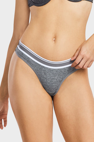 6-Pack Women's Low-Riset Briefs Bikini Panties Thong Sexy Panty