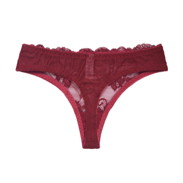 SOFRA LADIES LACE THONG PANTY (LP9076LT) – Uni Hosiery Co Inc.