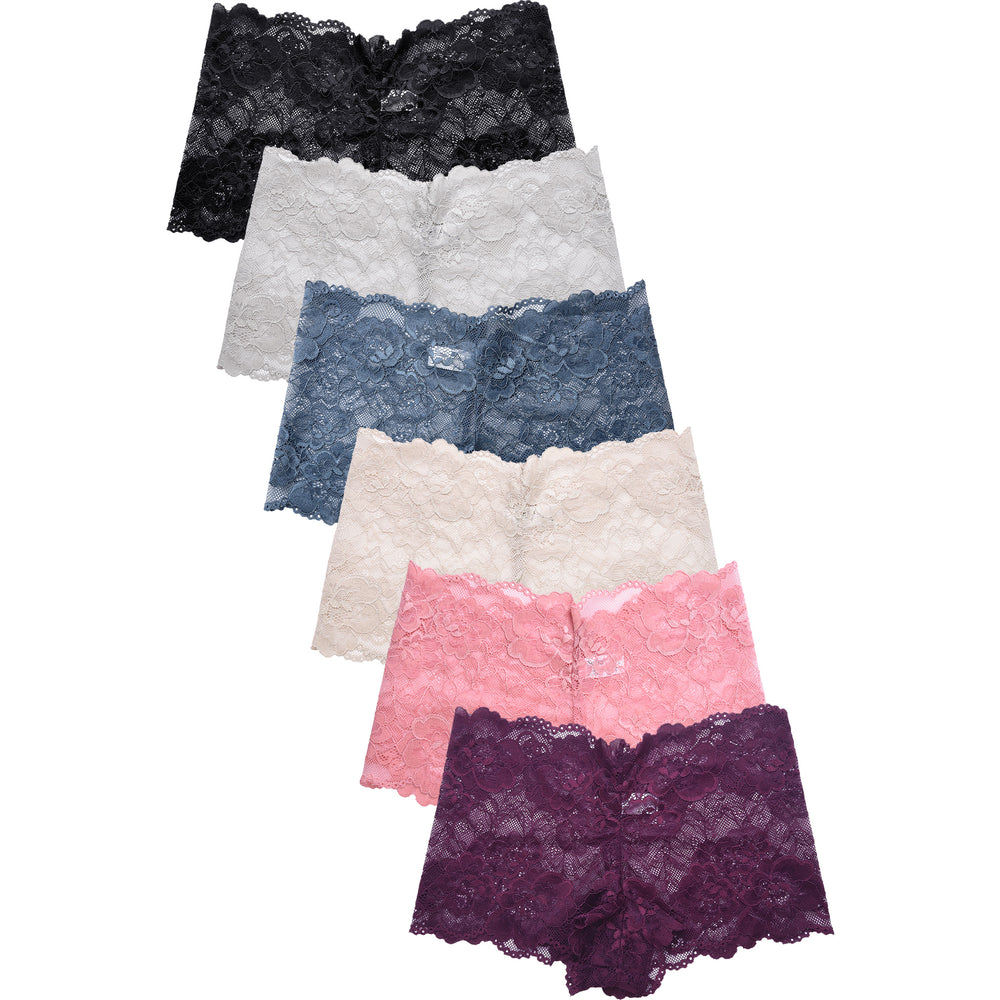 SOFRA LADIES LACE HIPSTER PANTY (LP9082LH)