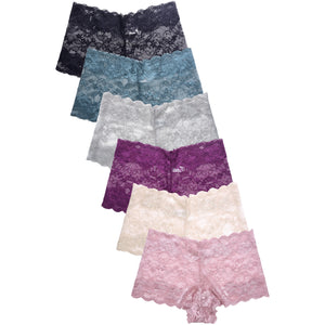 SOFRA LADIES LACE HIPSTER PANTY (LP9348LH)