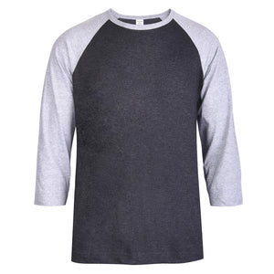 
            
                Load image into Gallery viewer, TOP PRO MEN&amp;#39;S 3/4 SLEEVE BASEBALL TEE (MBT001_H.GR/C.GR)
            
        