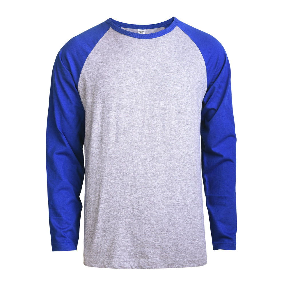
            
                Load image into Gallery viewer, TOP PRO MEN&amp;#39;S LONG SLEEVE BASEBALL TEE (MBT002_RB/H.GR)
            
        