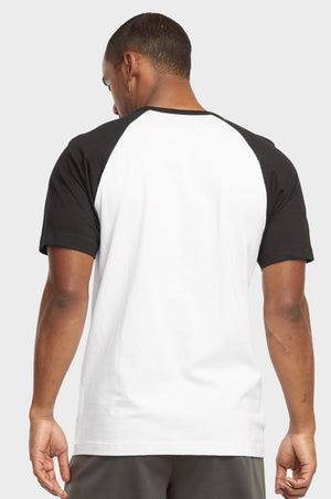 
            
                Load image into Gallery viewer, TOP PRO MEN&amp;#39;S SHORT SLEEVE BASEBALL TEE (MBT003_BLK/WHT)
            
        