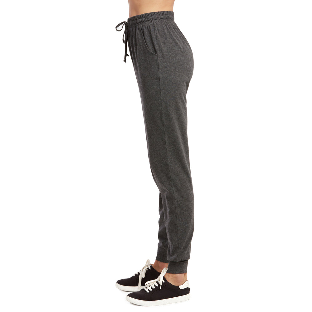 
            
                Load image into Gallery viewer, LADIES SINGLE JERSEY COTTON JOGGER PANTS WITH POCKETS (SJC7000_CHC/GR)
            
        