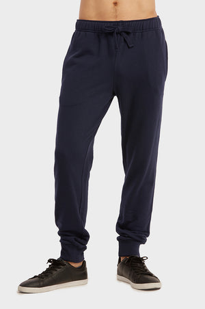
            
                Load image into Gallery viewer, KNOCKER MEN&amp;#39;S TERRY JOGGERS (SP3100_NAVY)
            
        