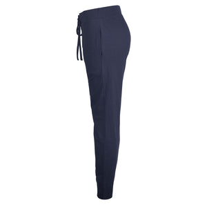 
            
                Load image into Gallery viewer, LADIES LIGHTWEIGHT COTTON JOGGER PANTS WITH POCKETS (SWP401_NAVY)
            
        