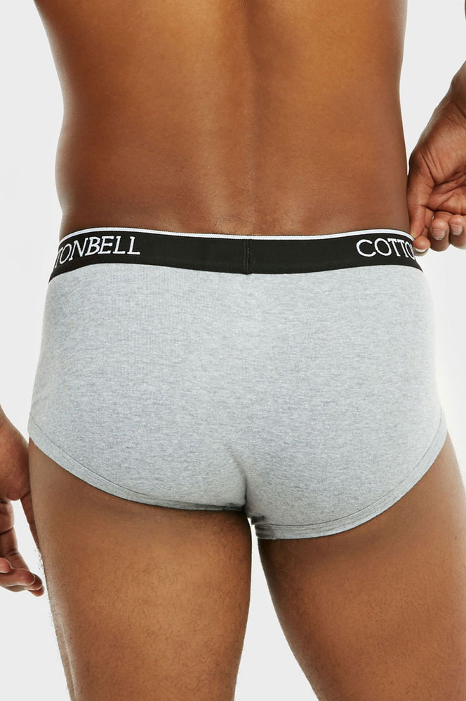 
            
                Load image into Gallery viewer, COTTONBELL MEN&amp;#39;S COLOR BAND BRIEFS (TUB300C_GR-H)
            
        