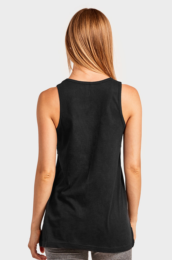 
            
                Load image into Gallery viewer, COTTONBELL LADIES LOOSE FIT JERSEY TANK TOP (TT302C_BLACK)
            
        