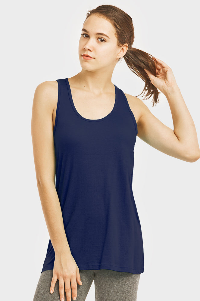 
            
                Load image into Gallery viewer, COTTONBELL LADIES LOOSE FIT JERSEY TANK TOP (TT302C_NAVY)
            
        
