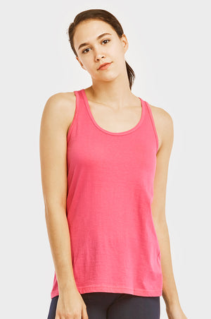  Sofra Women's 100% Cotton Racerback Tank Top-Small-Fuchsia Pink  : Clothing, Shoes & Jewelry