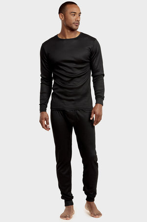 KNOCKER MEN'S THERMAL UNDERWEAR (TU001_BLACK) – Uni Hosiery Co