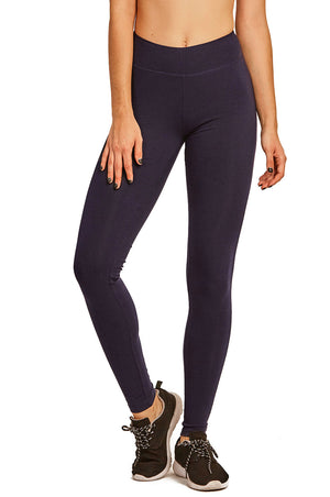 Stylish And Comfortable Soft Cotton Fabrics Plain Purple Leggings For Woman  Grade: Good Quality at Best Price in New Delhi | Modern Selection