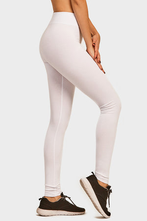 
            
                Load image into Gallery viewer, SOFRA LADIES COTTON LEGGINGS (WP4000_WHITE)
            
        