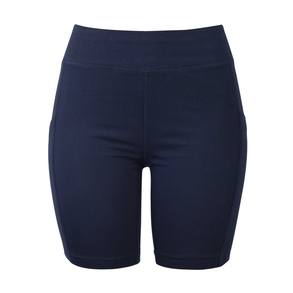 
            
                Load image into Gallery viewer, SOFRA LADIES COTTON 15 INCH OUTSEAM SHORTS WITH POCKETS (WP4115_NAVY)
            
        